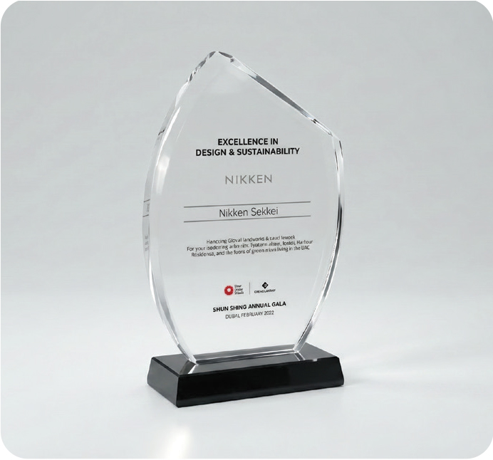 Premium trophy design – shun shing group case study